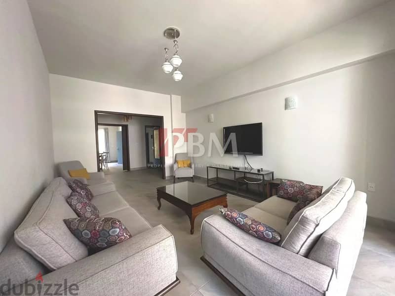 Peaceful Furnished Apartment For Rent In Achrafieh | 185 SQM | 1