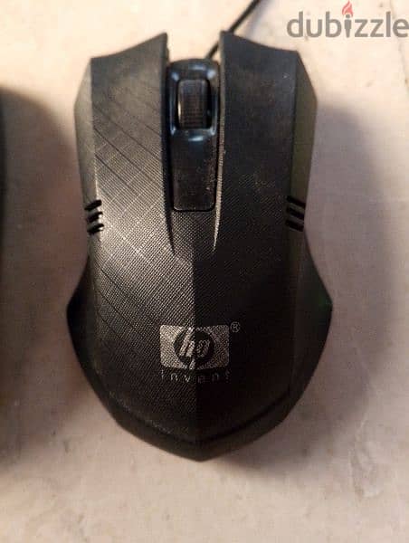 two mouses Logitech M90, HP invent very good quality barely used 2