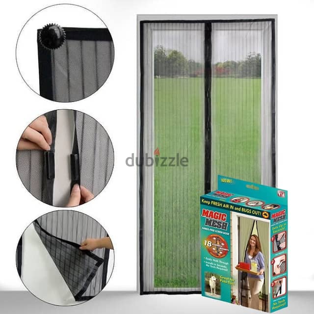 Magic Mesh Mosquito Blocker Insect Net Fly Curtain 5