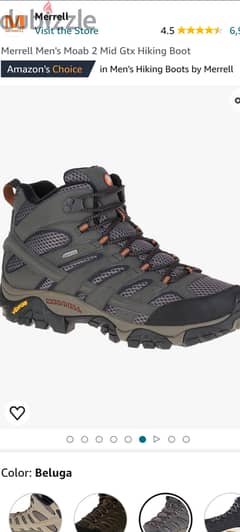 Merrell goretex moab hiking shoes
