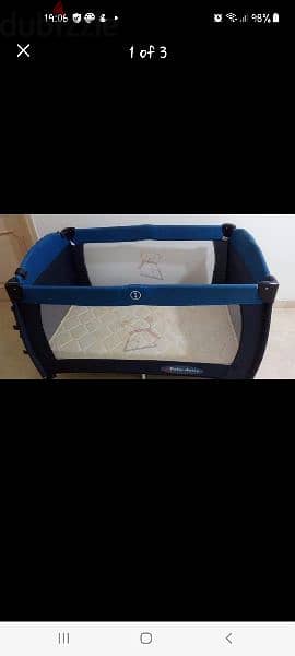 Portable Crib Baby with Mattress 2