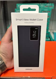 Smart view wallet case s23 ultra black original & new price 0