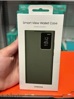Smart view wallet case s23 ultra green