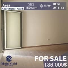 Apartment For Sale in Kaslik, AY-11121, شقّة للبيع قي كسليك 0