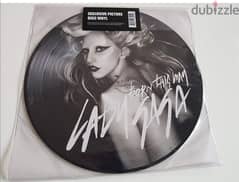 Lady gaga Born this way Rare vinyl Lp Pic disc!