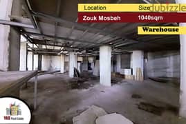 Zouk Mosbeh 1040m2 | Warehouse | Commercial|  Private Entrance | IV MY