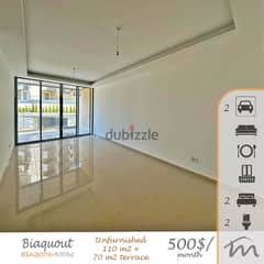 Biakout | Brand New 110m² + 60m² Terrace | 2 Underground Parking