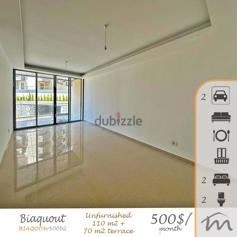Biakout | Brand New 110m² + 60m² Terrace | 2 Underground Parking 0