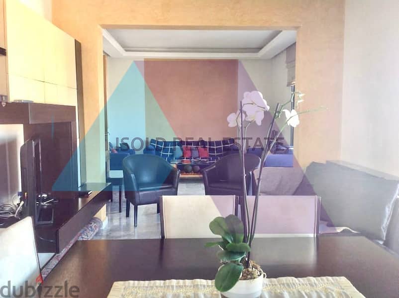 Fully furnished 175 m2 apartment + open sea view for rent in Fanar 1