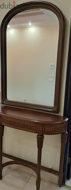 Console with 1 Big Mirror for Entrance