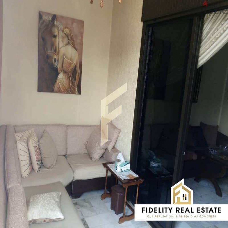 Furnished apartment for sale in Zouk Mikael EH15 3