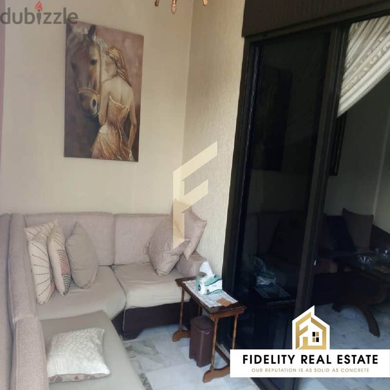 Furnished apartment for rent in Zouk Mikael EH15 3