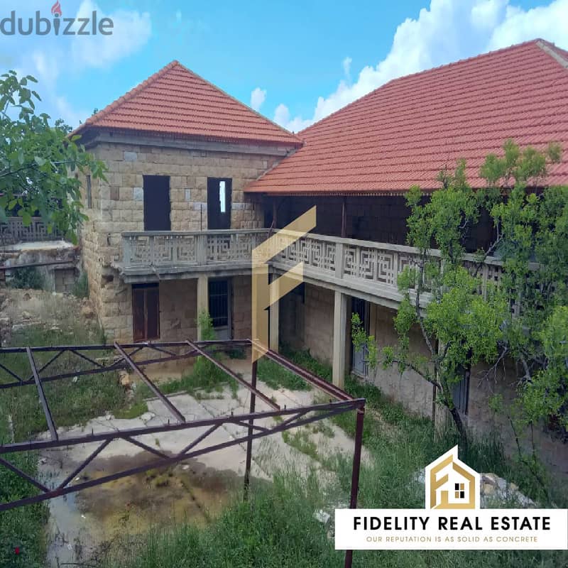 Villa duplex for sale in Aley Qobbei FS47 1
