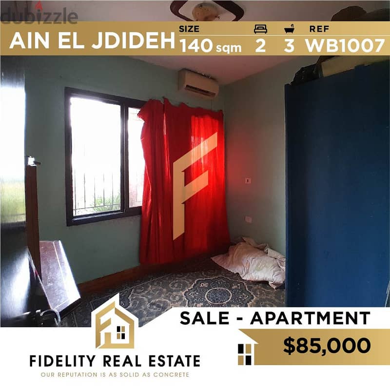 Apartment for sale in Ain el jdideh WB1007 1