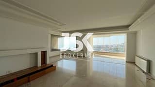 L15255- Apartment With An Amazing Seaview for Rent in Kfarhbeib