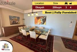 Dbayeh/Waterfront 200m2 | Furnished | Rent | Partial View | Gated | MJ