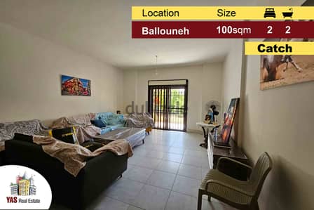 Ballouneh 100m2 | 50m2 Terrace | Luxury | Prime Location | Catch | TO