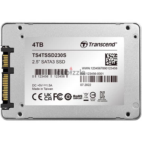 Hard disk SSD 4TB Transcend Sata 2