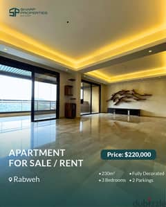 Fully Decorated Apartment for Sale or Rent / $220,0000 or $750/month