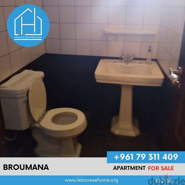 شقة للبيع في برمانا مع منظر بحر Apartment for sale broumana Lebanon 7