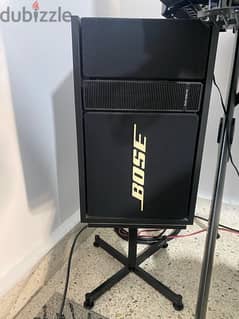 Bose Speakers 301 Series II Direct/Reflecting 8inch with stands