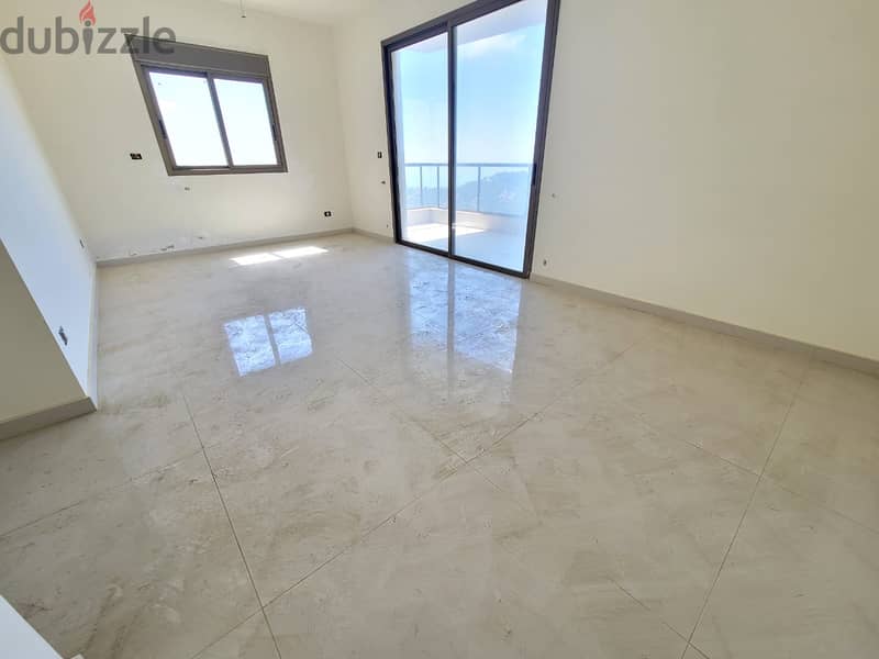 HOT DEAL IN BROUMANA WITH SEA VIEW NEW BUILDING 125SQ , BR-286 2