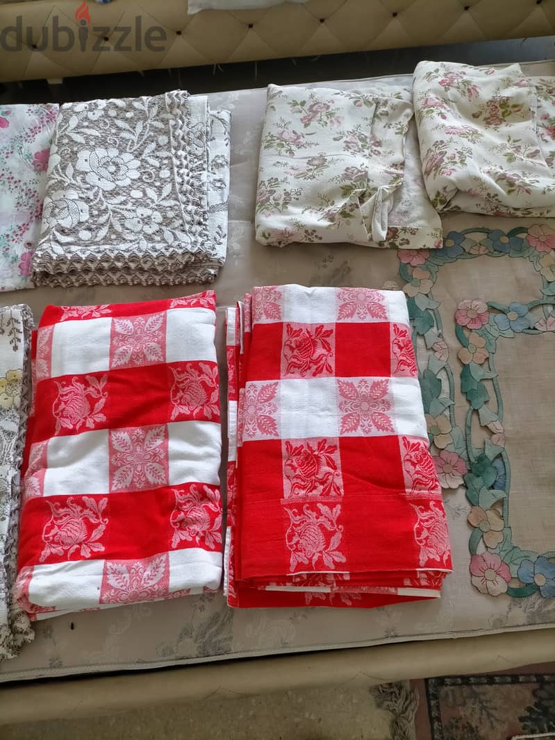 Assortment of Blankets and Tablecloths 2