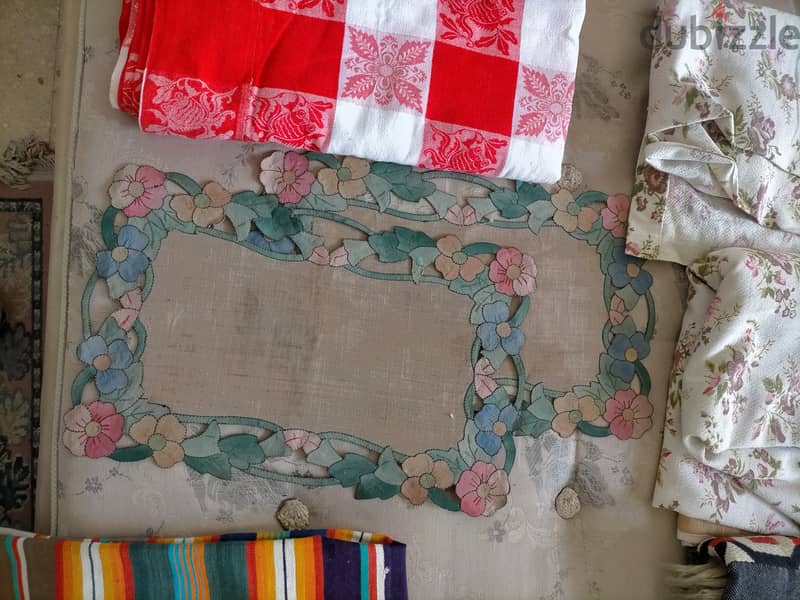 Assortment of Blankets and Tablecloths 5
