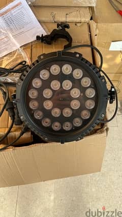 Led Par 4 in 1 RGBW 24x15 Waterproof with cables