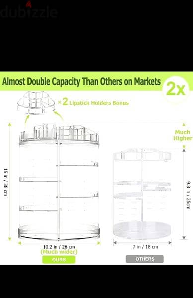 german store Boxalls rotating make-up stand 1