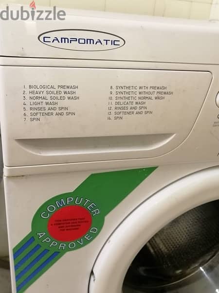 campomatic washing machine غسالة 2