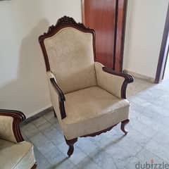 Refurbished antique chairs 0