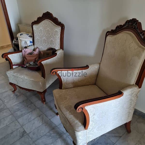 Refurbished antique chairs 1
