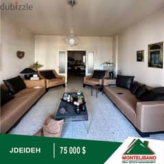 75000$!! Apartment for sale located in Jdeideh 0