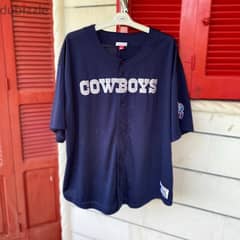 MITCHELL & NESS Cowboys Super Bowl Oversized Shirt.