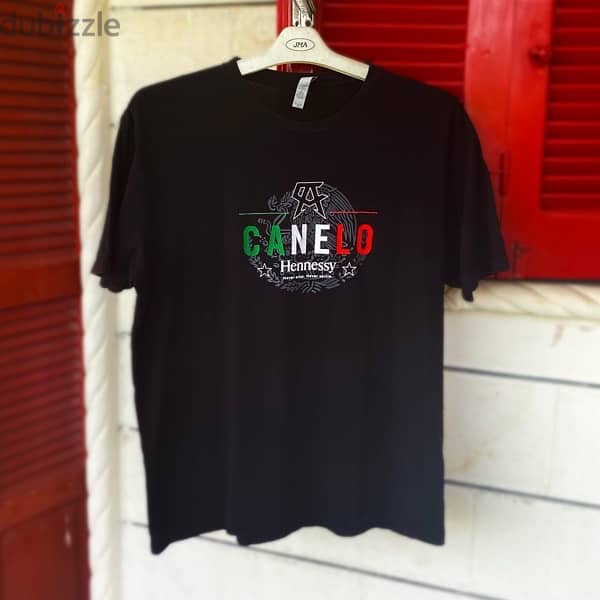 CANELO HENNESSY Black T-Shirt. 1