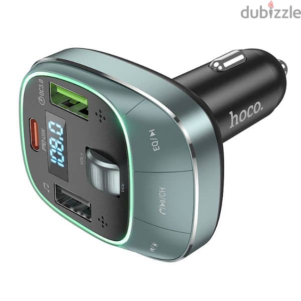 Hoco E76 Pole PD30W + QC3.0 Car Bluetooth FM Transmitter 1