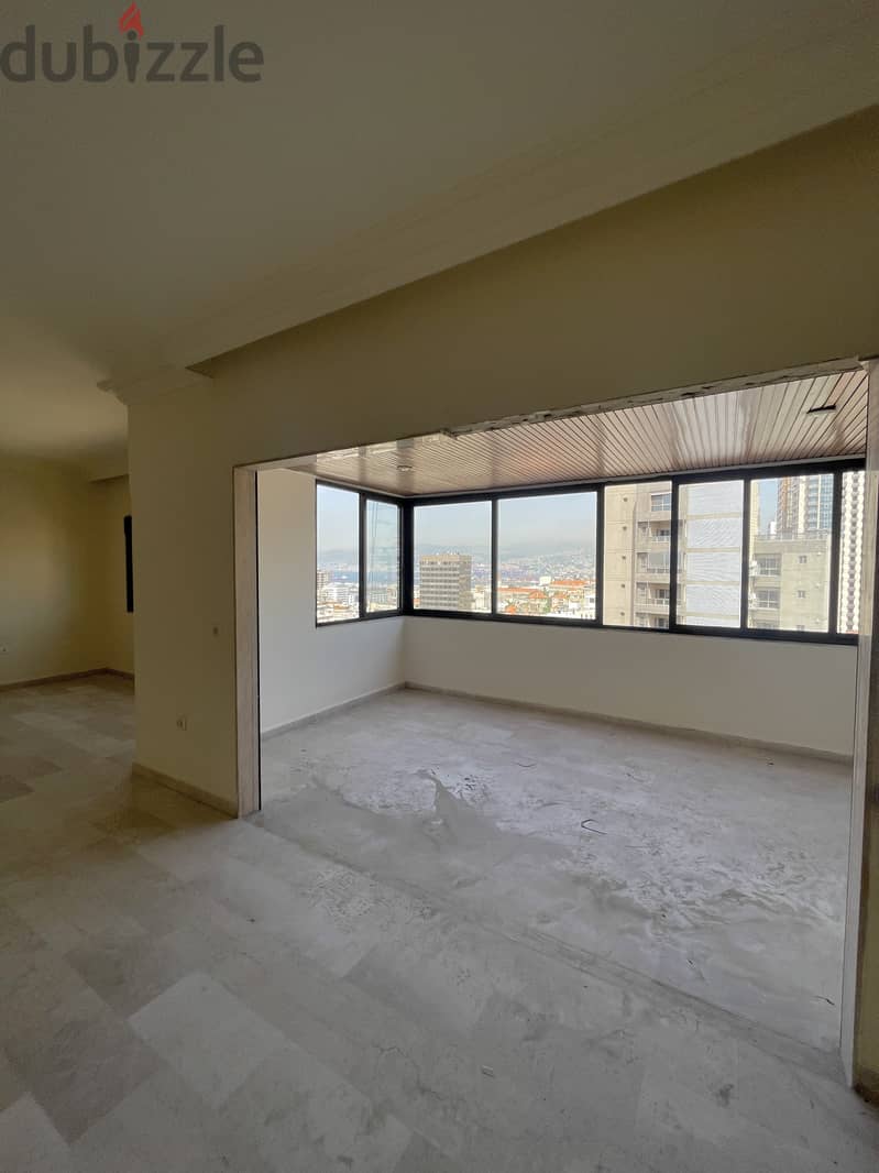 Sea View Spacious 3BD Apartment in Heart of Beirut for Rent 2