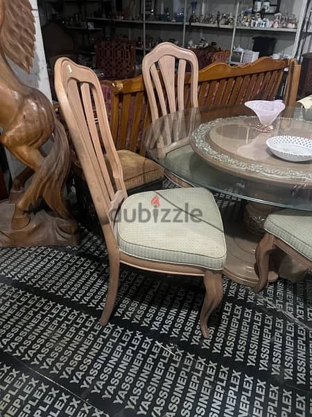 solid wood dining table with 4 chairs 1
