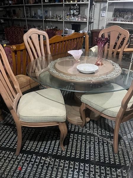 solid wood dining table with 4 chairs 3