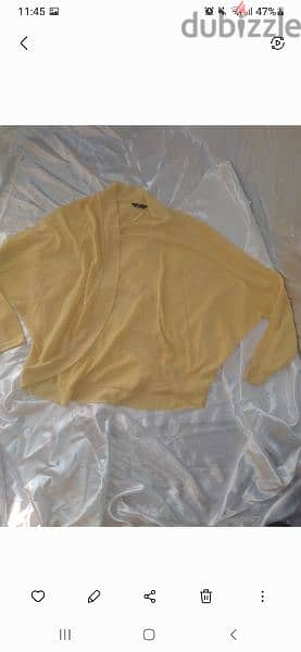 cardigan Splash Xs S m l yellow  1=7$ or 3=15$ 6