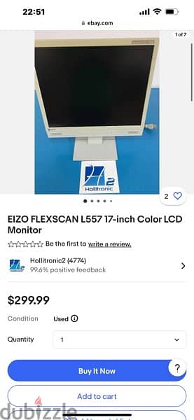 monitor pc white for sale 20$ 5
