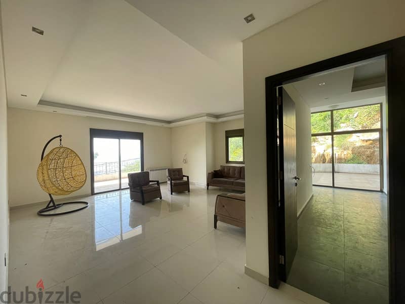 Bikfaya | Brand New 165m² + 165m² Terrace | Open View | Semi Furnished 6