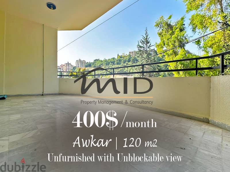 Awkar | 2 Bedrooms Apartment | Huge Balcony | Open View | Catchy Deal 1