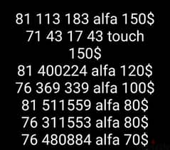 alfa and touch 0
