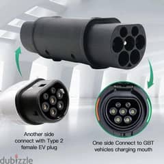 EV Electrical Car Type-2 to GBT Adapter