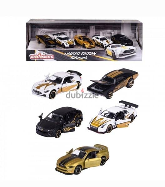 Majorette 5 car set diecast car model 1;64. 5