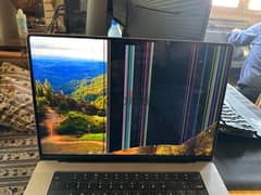 macbook pro m1 pro chip 16.2 (broken screen)