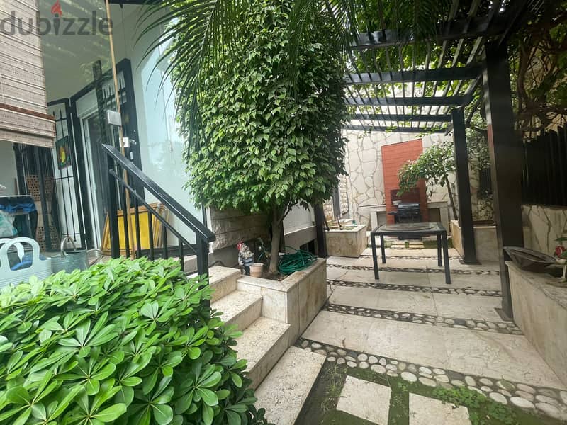 One Floor Apartment for Sale in Rabieh/Sea View/Terrace/Garden 1