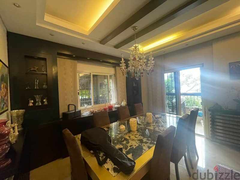 One Floor Apartment for Sale in Rabieh/Sea View/Terrace/Garden 5
